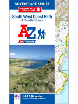 South West Coast Path 4 South Devon A-Z Adventure Atlas