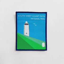 South West Coast Path woven sew-on badge