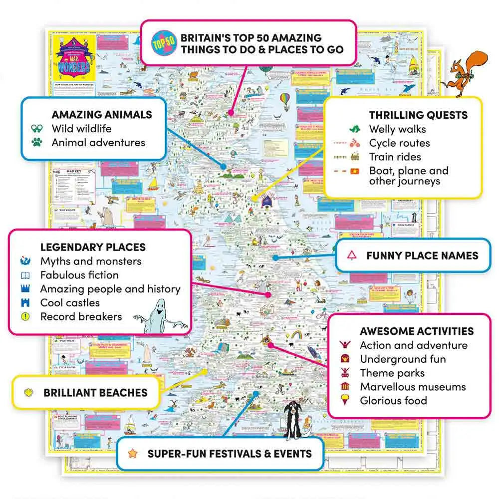 ST&G’s Amazingly Adventure-Filled Great British Map
