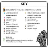 ST&G’s Craftily Conjured Great British Folklore and Superstition Map-The Trails Shop