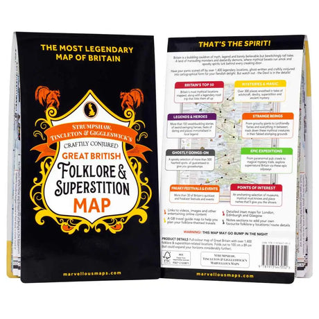 ST&G’s Craftily Conjured Great British Folklore and Superstition Map-The Trails Shop