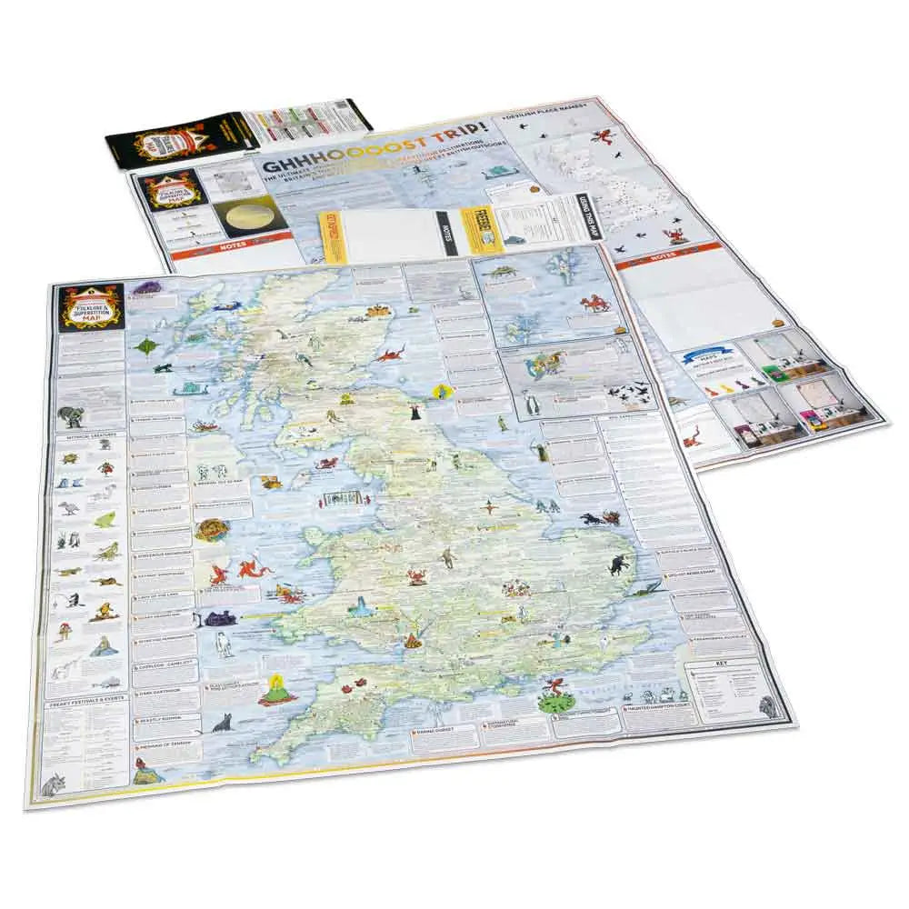 ST&G’s Craftily Conjured Great British Folklore and Superstition Map-The Trails Shop