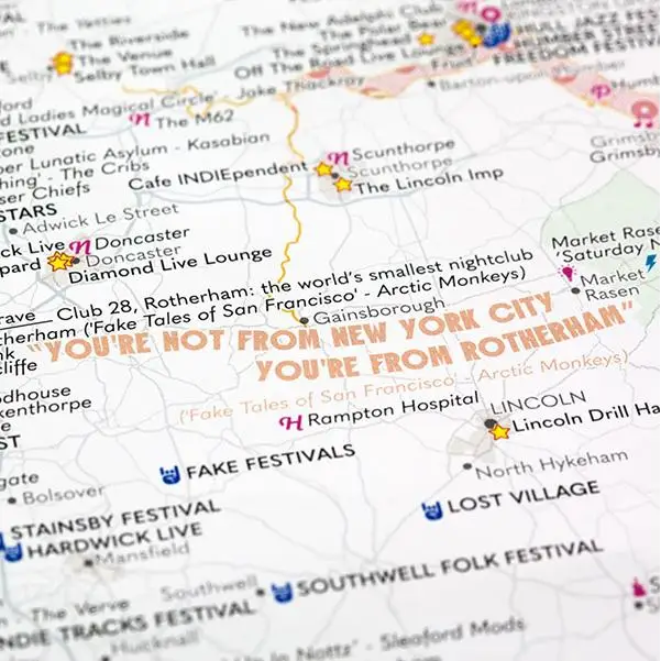 ST&G's Fastidiously Orchestrated Great British Music Map-The Trails Shop