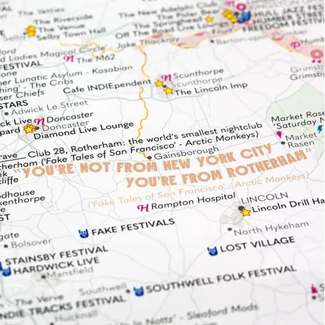 ST&G's Fastidiously Orchestrated Great British Music Map-The Trails Shop