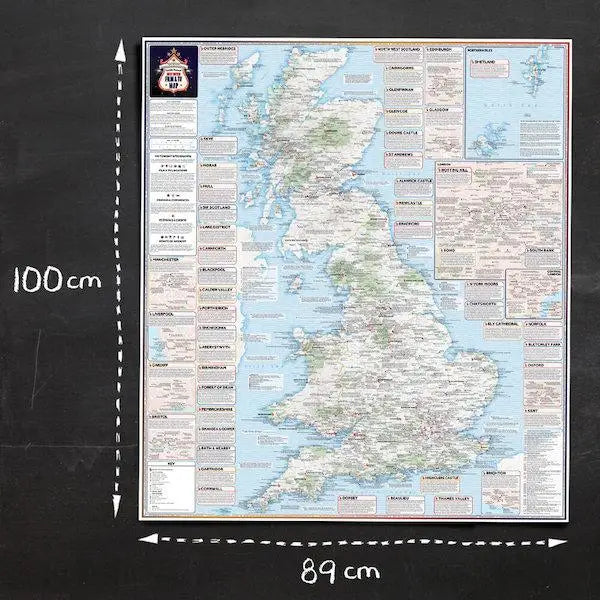 ST&G's Lavishly Produced Great British Film and TV Map-The Trails Shop