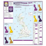 ST&G’s Thrillingly Plotted Great British Literature Map-The Trails Shop