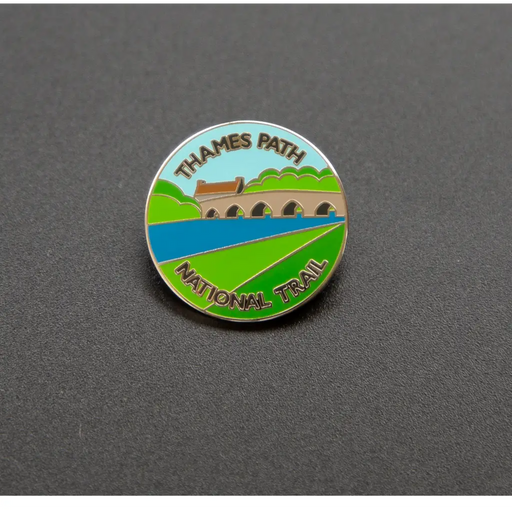 Thames Path enamel badge - Brooches & Lapel Pins