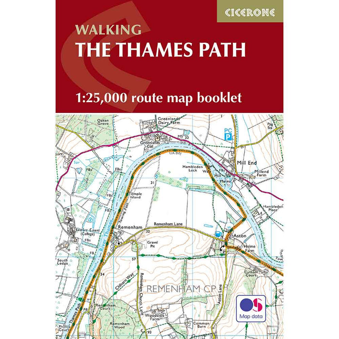 Thames Path National Trail walking map front cover