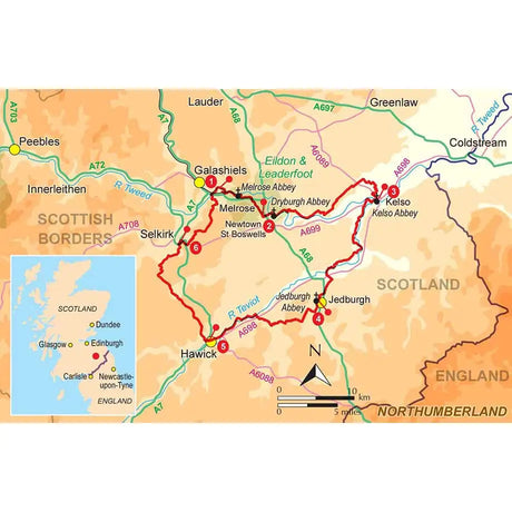 The Borders Abbeys Way-The Trails Shop