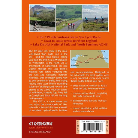 The Coast to Coast Cycle Route - Irish Sea to North Sea -