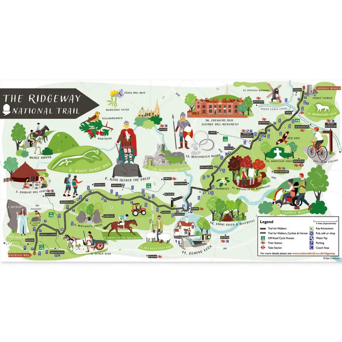The Ridgeway visitor map - The Trails Shop