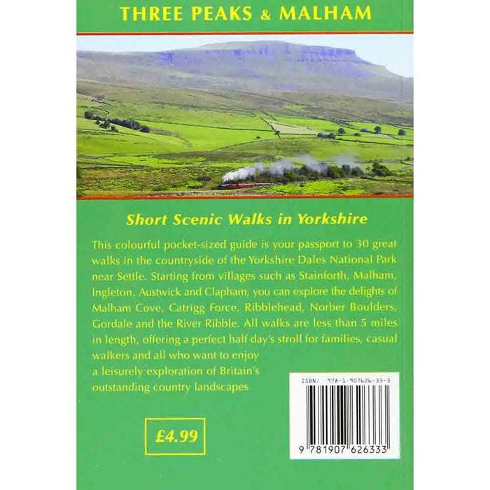 Three Peaks and Malham short scenic walks - Print Books