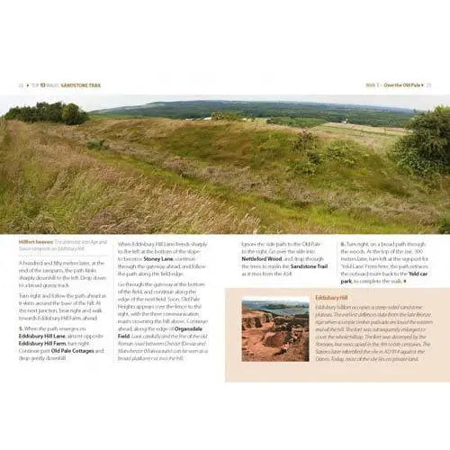 Top 10 Walks - Cheshire: Easy Walks from the Sandstone Trail-The Trails Shop