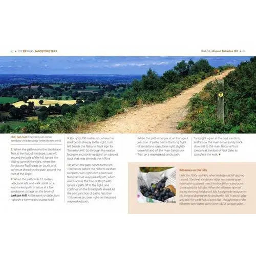 Top 10 Walks - Cheshire: Easy Walks from the Sandstone Trail-The Trails Shop
