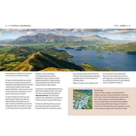 Top 10 Walks - Lake District: Low Fells-The Trails Shop