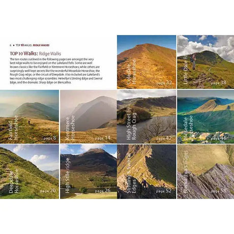 Top 10 Walks - Lake District: Ridge Walks-The Trails Shop