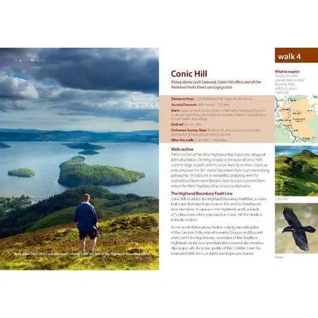 Top 10 Walks - Loch Lomond & The Trossachs: Hill Walks & Easy Summits-The Trails Shop