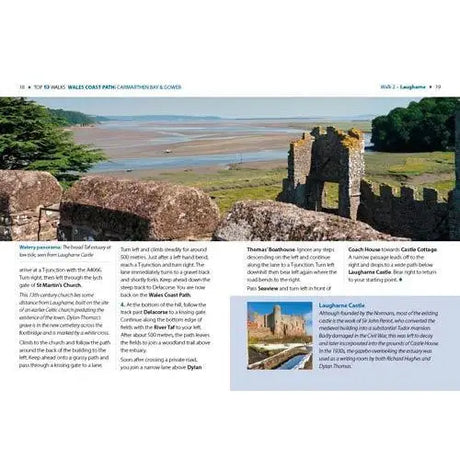 Top 10 Walks - Wales Coast Path: Carmarthen Bay & Gower-The Trails Shop