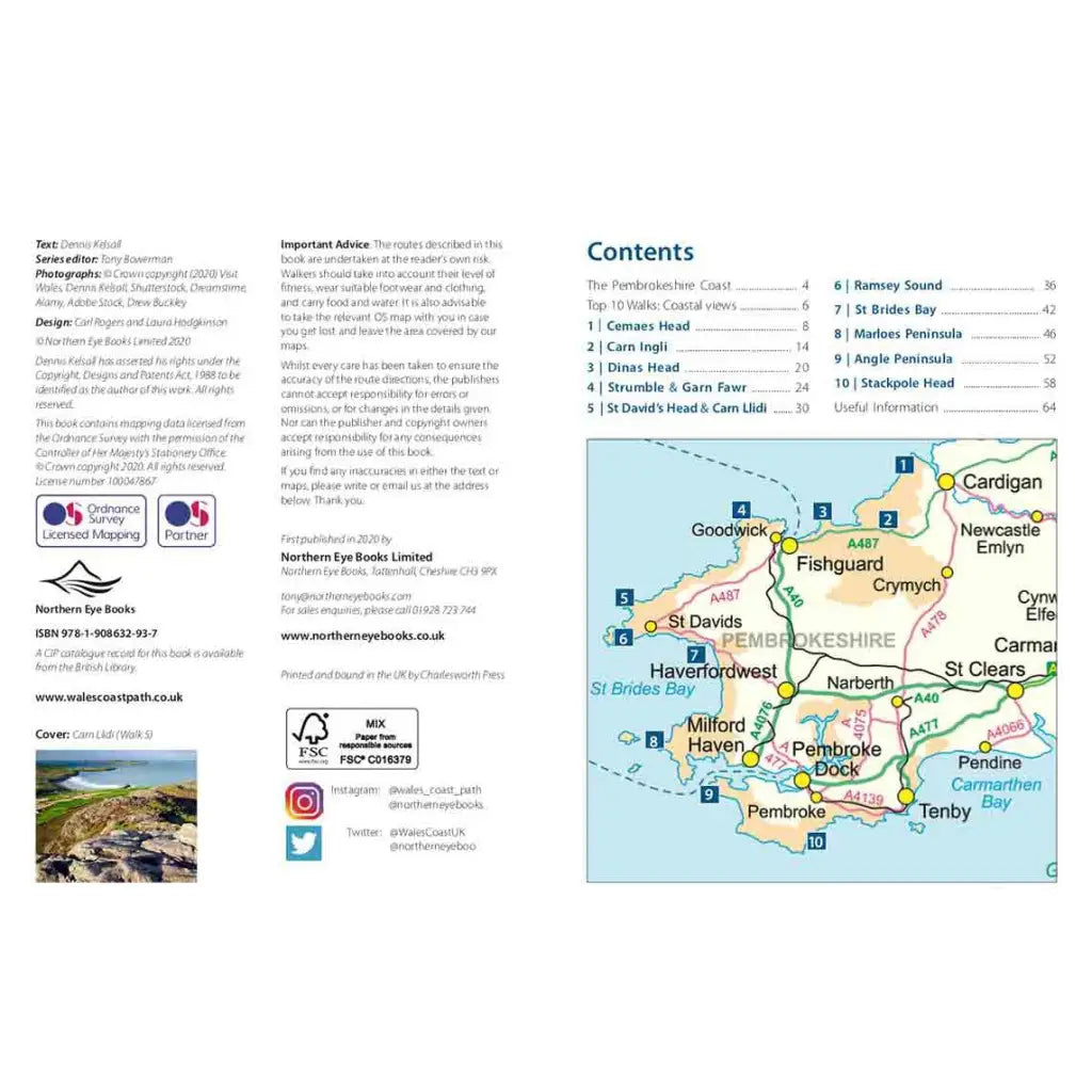 Top 10 Walks - Wales Coast Path: Pembrokeshire Coastal Viewpoints-The Trails Shop