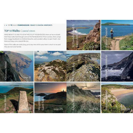 Top 10 Walks - Wales Coast Path: Pembrokeshire Coastal Viewpoints-The Trails Shop