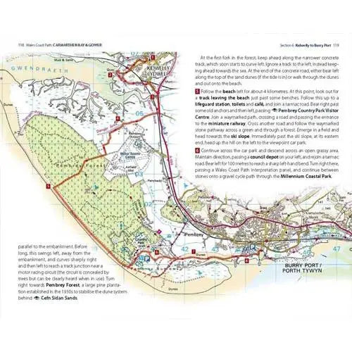 Wales Coast Path: Carmarthen Bay & Gower-The Trails Shop