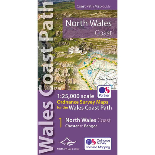 Wales Coast Path Map - North Wales Coast - The Trails Shop