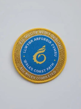 Wales Coast Path woven badge