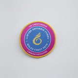 Wales Coast Path woven badge-Carmarthenshire-The Trails Shop