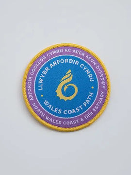 Wales Coast Path woven badge