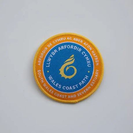 Wales Coast Path woven badge-South Wales Coast and Severn Estuary-The Trails Shop