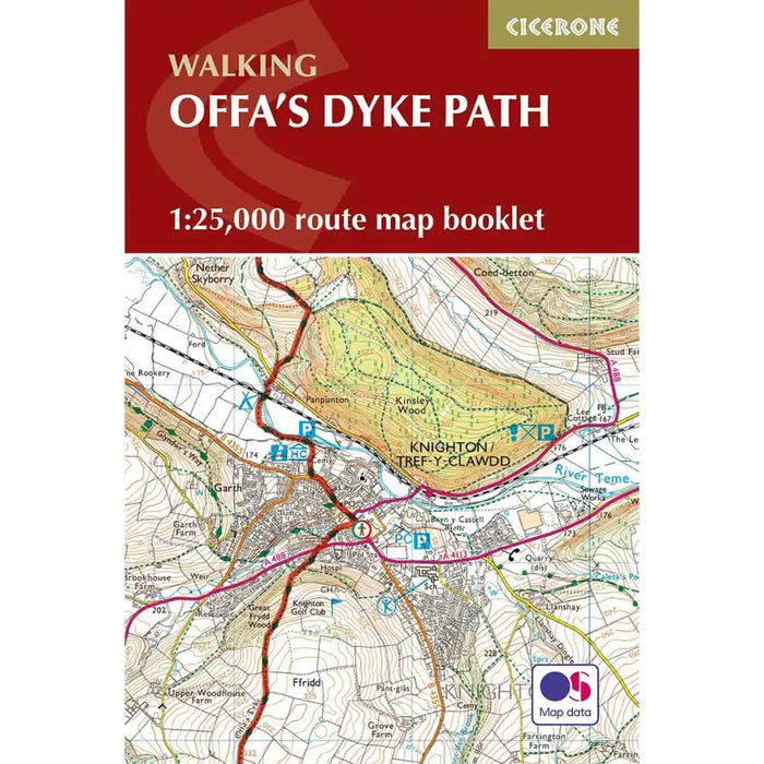 Walking Offa’s Dyke Path map booklet - Print Books