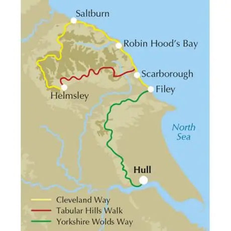 Walking The Cleveland Way and the Yorkshire Wolds Way-The Trails Shop
