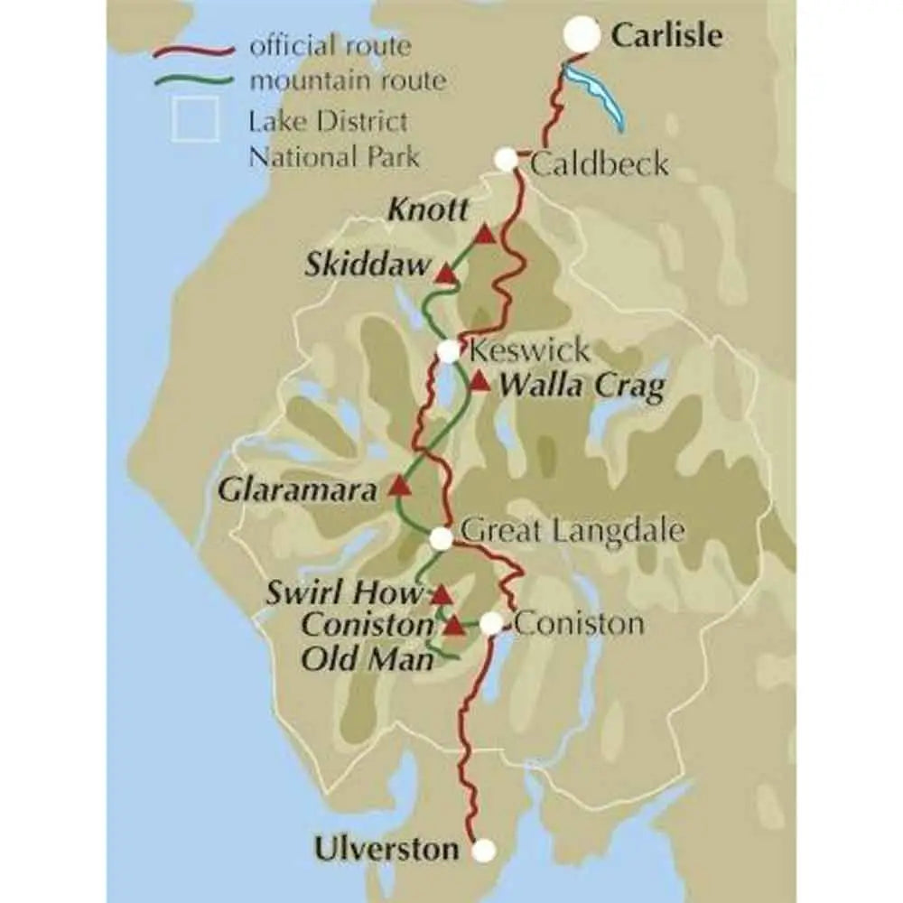 Walking The Cumbria Way - Print Books