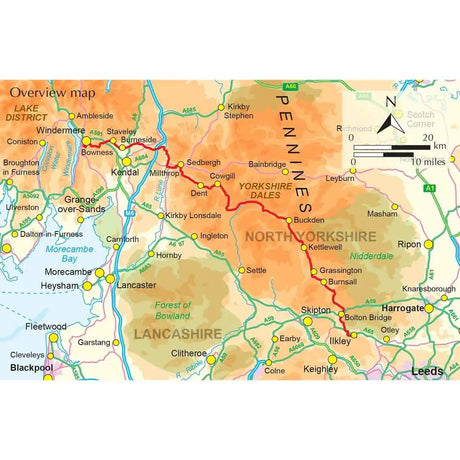 Walking The Dales Way - Print Books