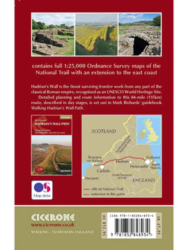 Walking the Hadrian's Wall Path map booklet