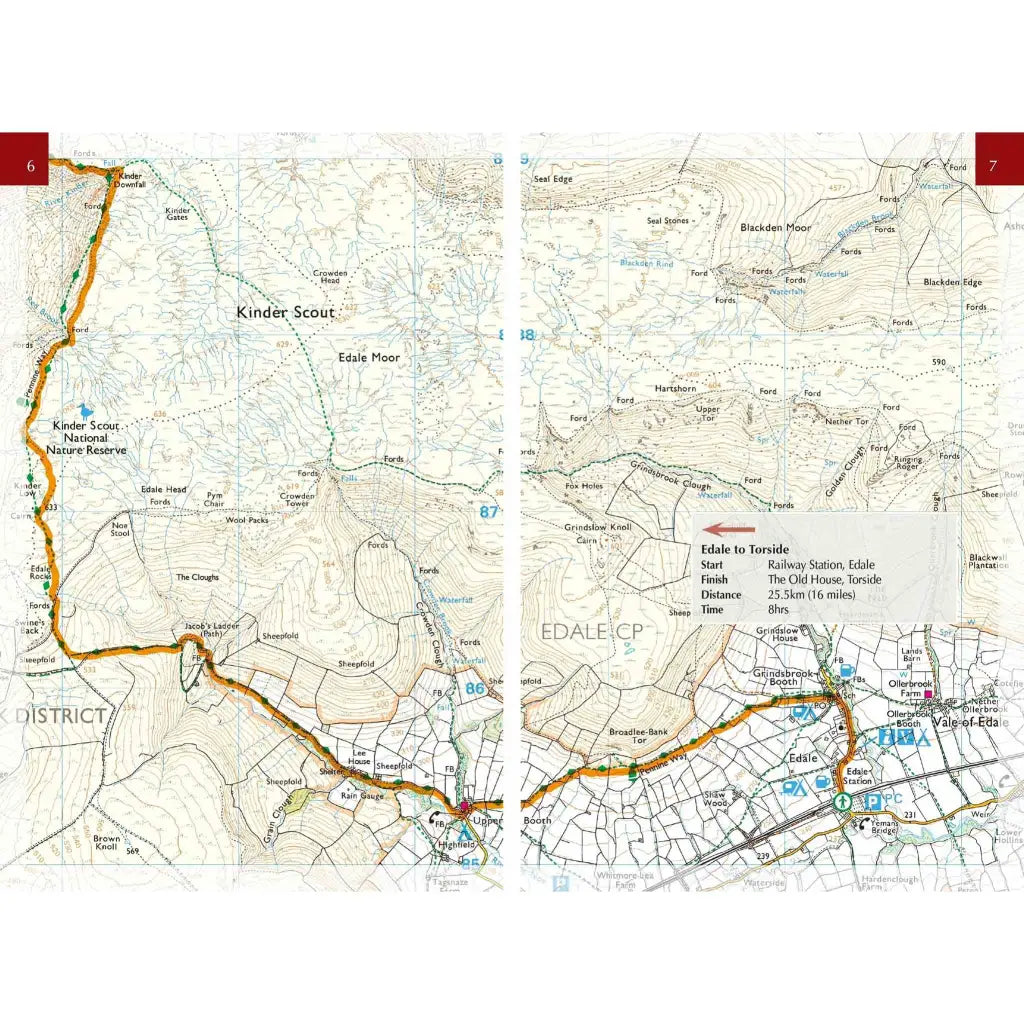 Walking the Pennine Way map booklet