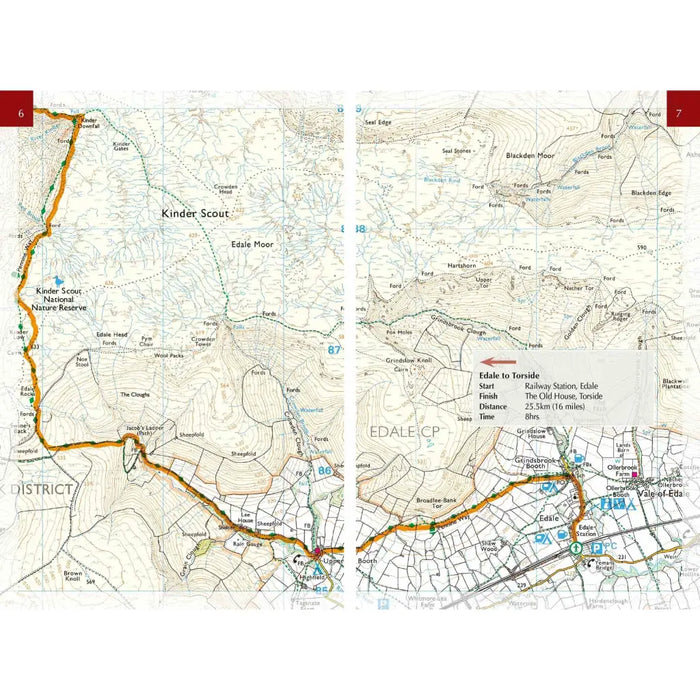 Pennine Way map booklet cicerone map - The Trails Shop