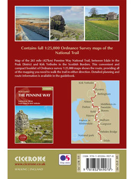 Walking the Pennine Way map booklet