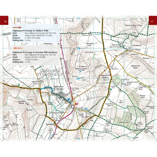Walking The Ridgeway map booklet - Print Books