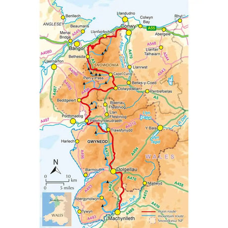 Walking The Snowdonia Way - Print Books