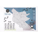 Yorkshire Dales Trail Scratch Map-The Trails Shop