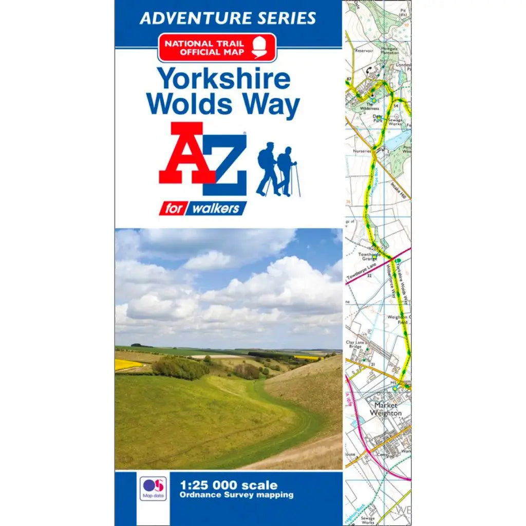 Yorkshire Wolds Way A-Z Adventure Atlas - The Trails Shop