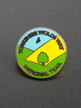 Yorkshire Wolds Way enamel badge