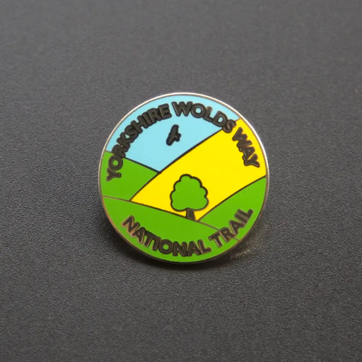 Yorkshire Wolds Way enamel badge-The Trails Shop