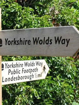 Yorkshire Wolds Way signs